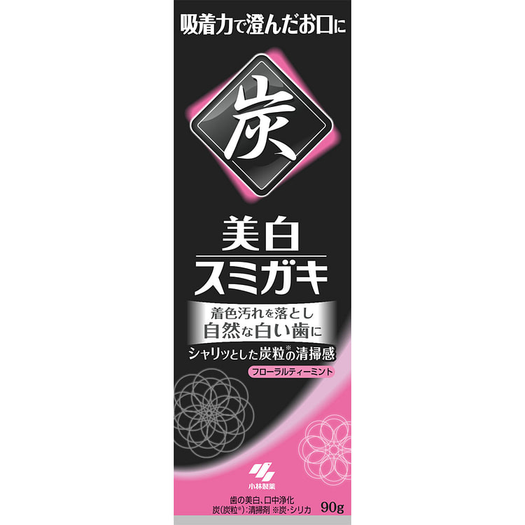 小林制药 黑炭花茶薄荷香牙膏90g 1 份