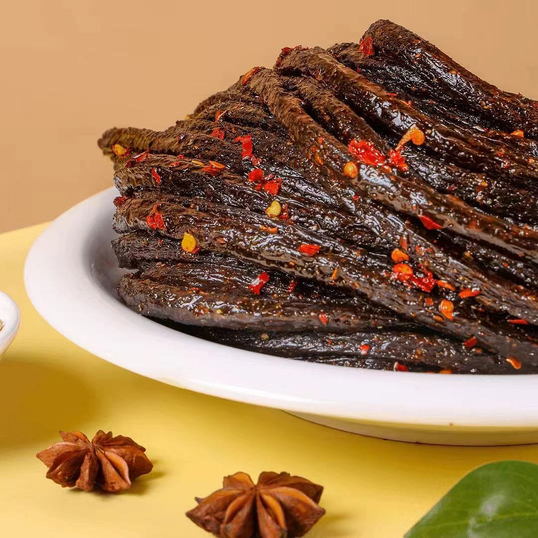 豆角追剧一根干辣条超长网红怀旧解馋零食麻辣面筋小吃休闲食品 150 克