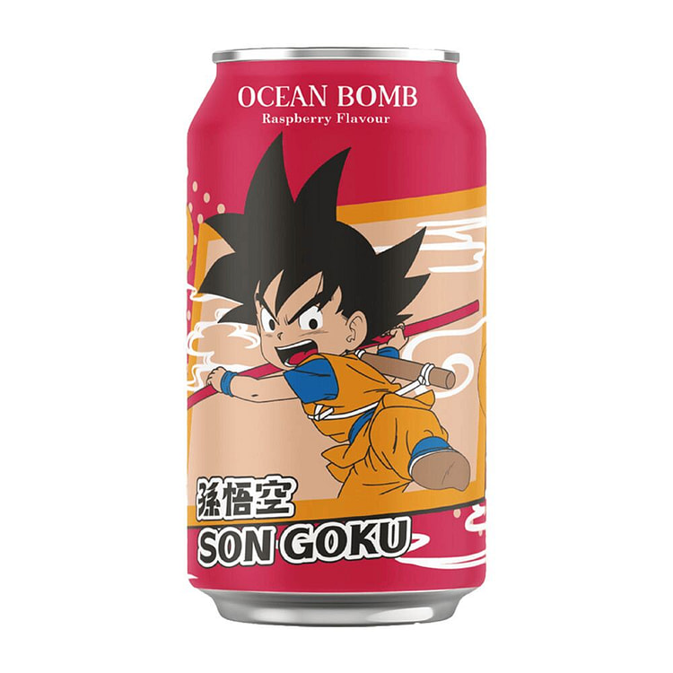 Ocean Bomb 龙珠系列 覆盆莓风味气泡水 330 毫升