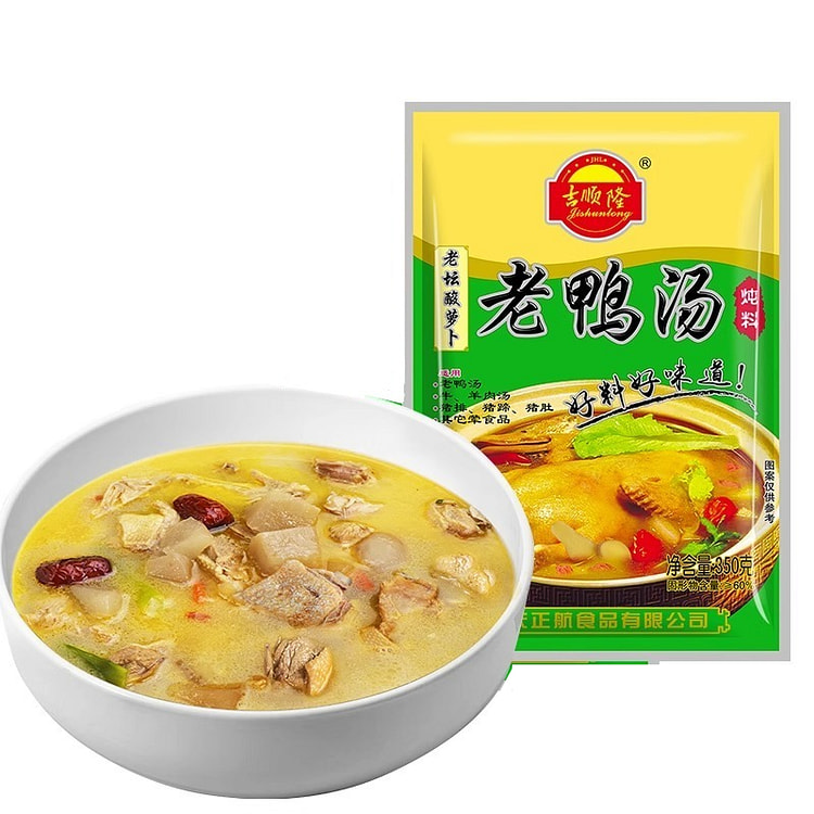吉顺隆酸萝卜老鸭汤火锅汤料350g*1袋