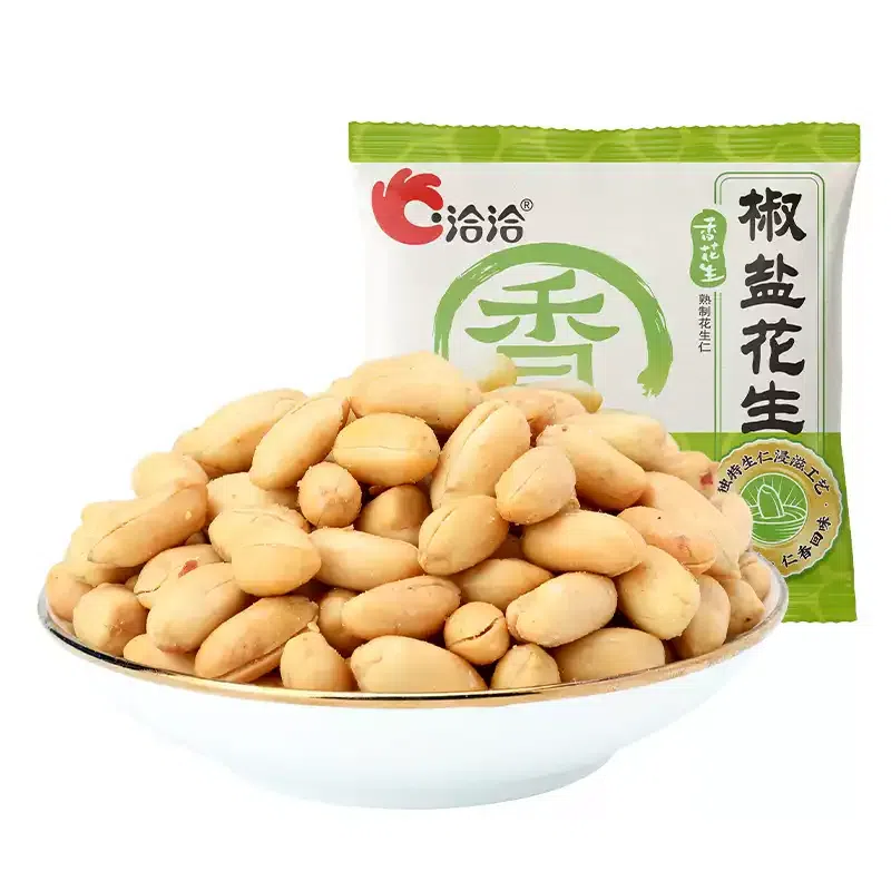 Qiaqia salt and pepper peanuts 15g*10 bags. 150 g