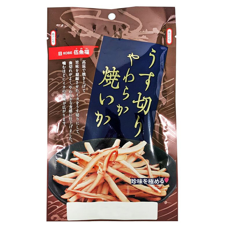 伍鱼福 薄切软烤鱿鱼 下酒小零食 30g 1 包
