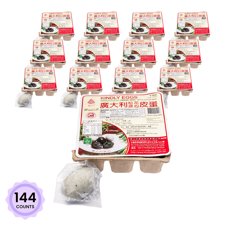 Kindly Eggs Preserved Duck Eggs 55 g*144 counts
