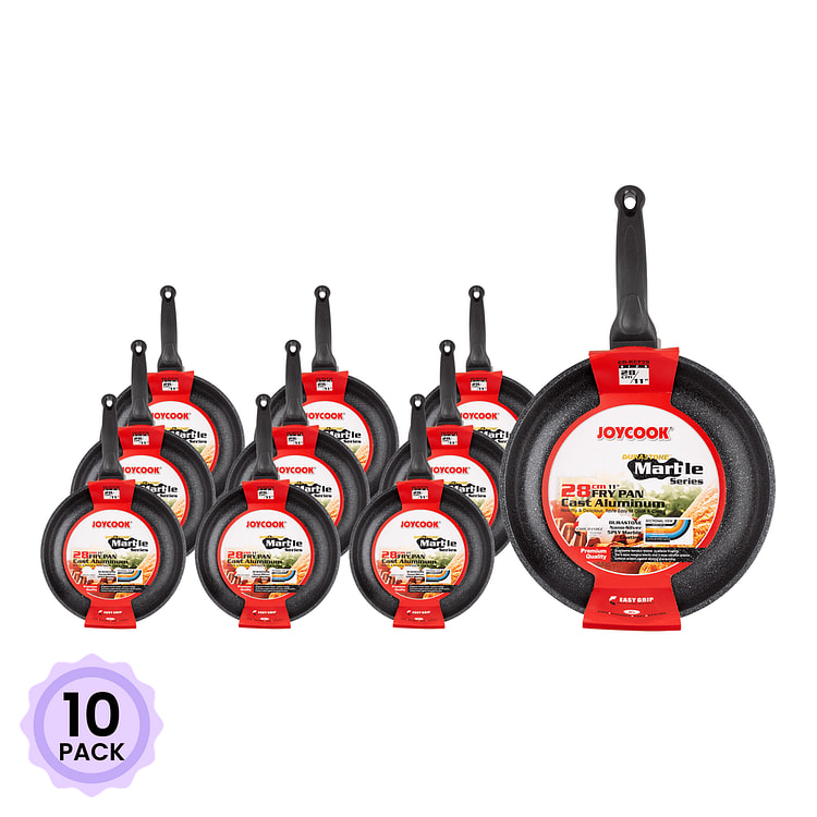 Joy Cook 大理石涂层不沾 平底煎锅 28CM (11 inch) 1 个*10 包