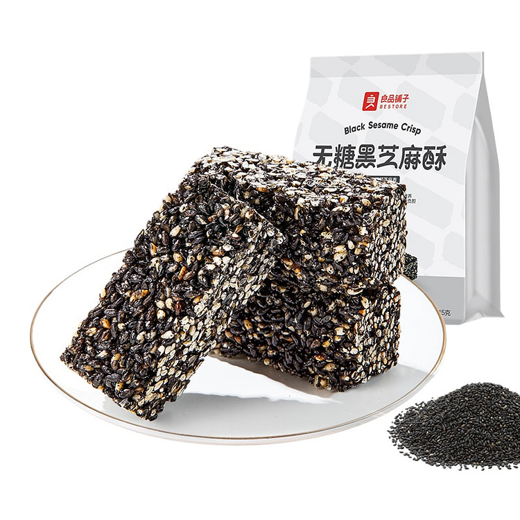 Black sesame Crisp Cookies 215g*1 bag