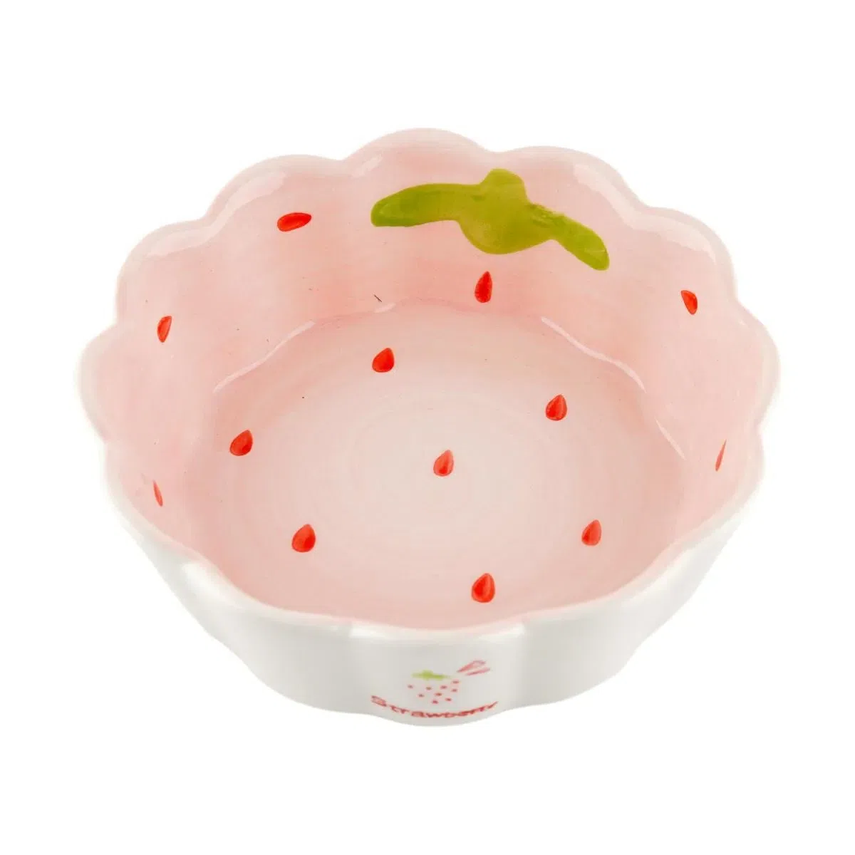 Strawberry Salad Bowl - Cute Tableware 6" 1 カウント