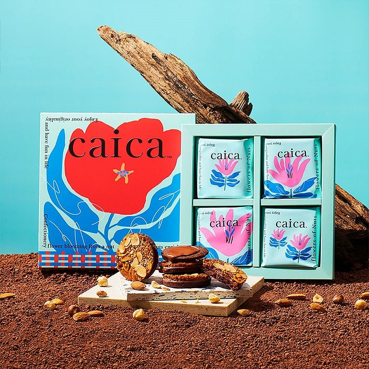 caica フロランショコラサンド　4個入 1 箱