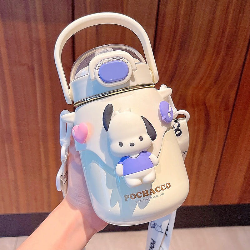 【 Good Things for Life 】 Pacha Dog Cute Insulated Water Cup 700ml 1 count