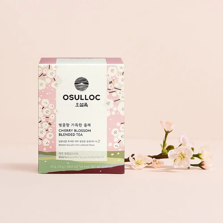 OSULLOC Cherry Blossom Blended Tea 25g 1 each