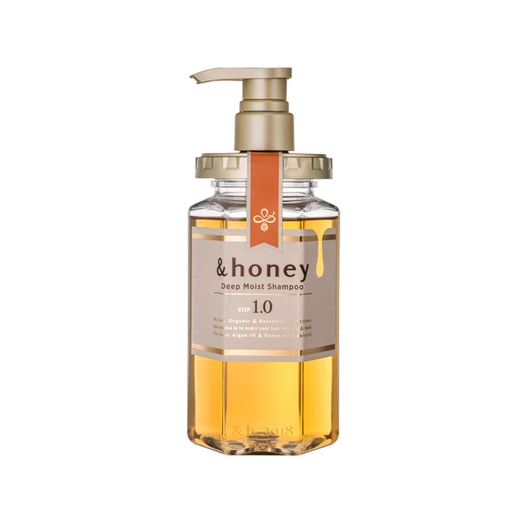 &honey アンドハニー ディープモイスト シャンプー1.0 440ml ピオニーハニーの香り