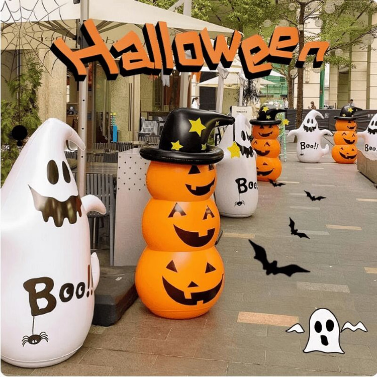 节日装饰幽灵注水不倒翁充气摆件装扮 750 克