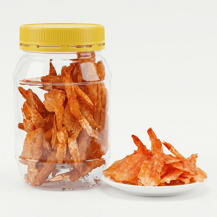 HK LFS Tai Hing Pepper Salt Dried Shrimp Snacks 1 each