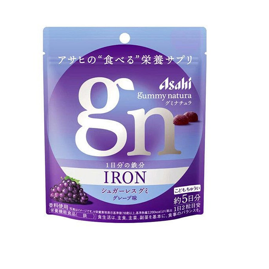 Asahi Gummy Natura Iron Gummies 1 each