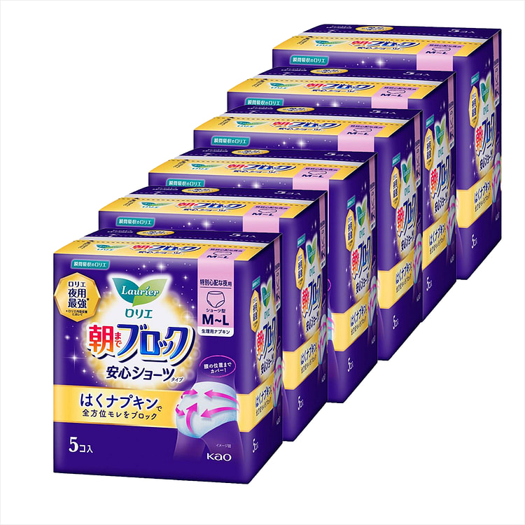 Laurier 超吸收卫生巾短款 6 片装
