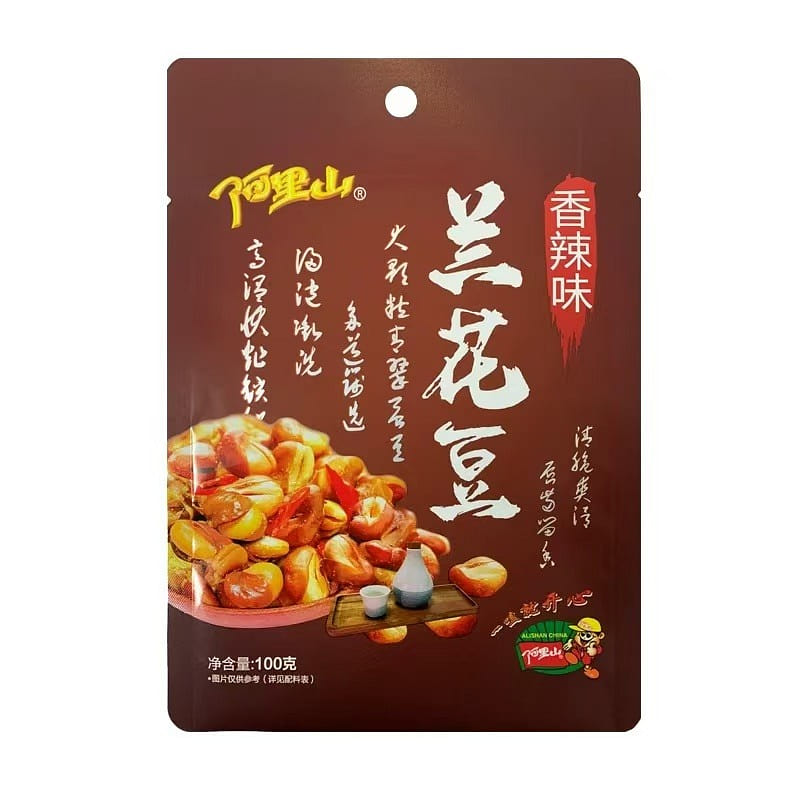 Broad Bean Crispy Snack Spicy Casual Snack 100 g