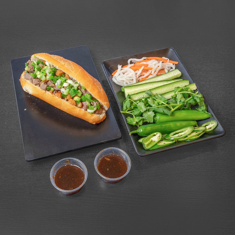 Vietnamese Mini Beef Rib Finger Banh Mi 300g 1 each