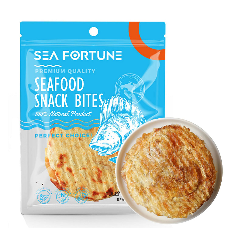 Sea Fortune烤鱼片海鲜零食低脂高蛋白小吃