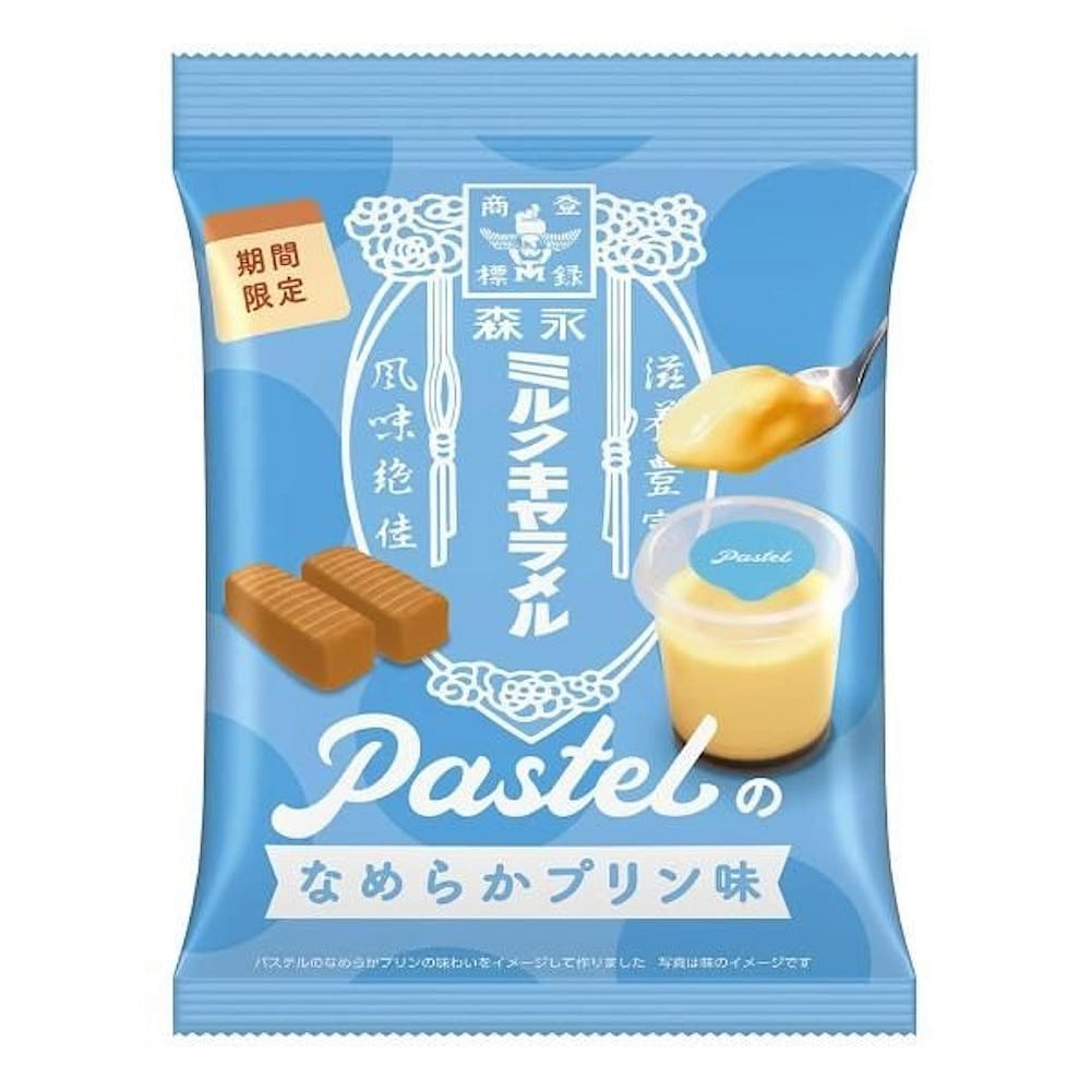 Morinaga x Pastel Milk Caramel Pudding Flavor 69g 1 pack