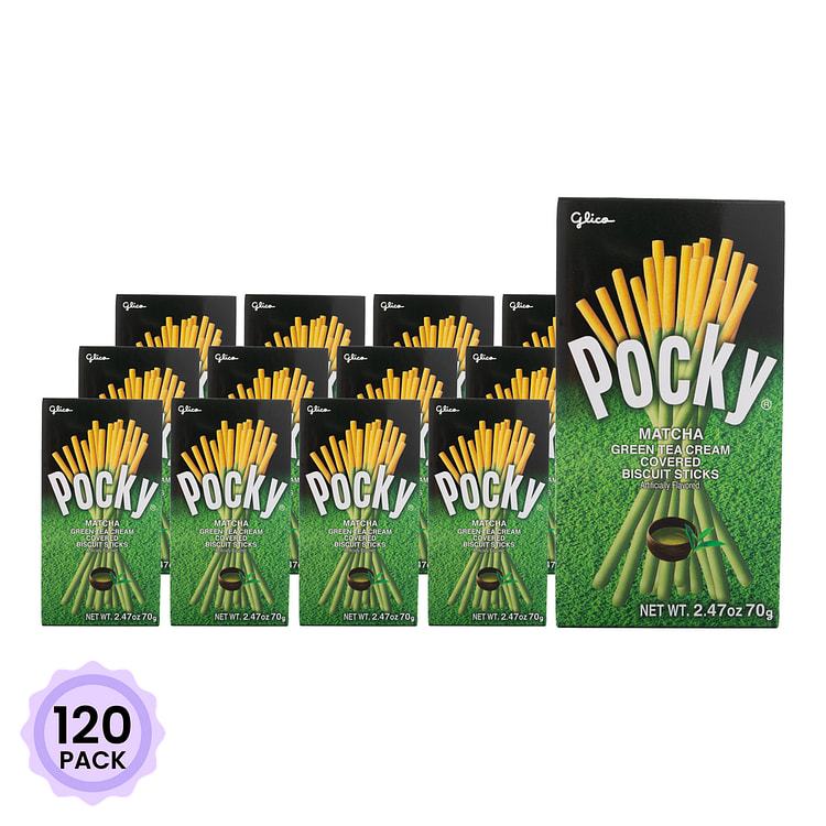 Glico Pocky 抹茶口味饼干棒 40 克*120 包