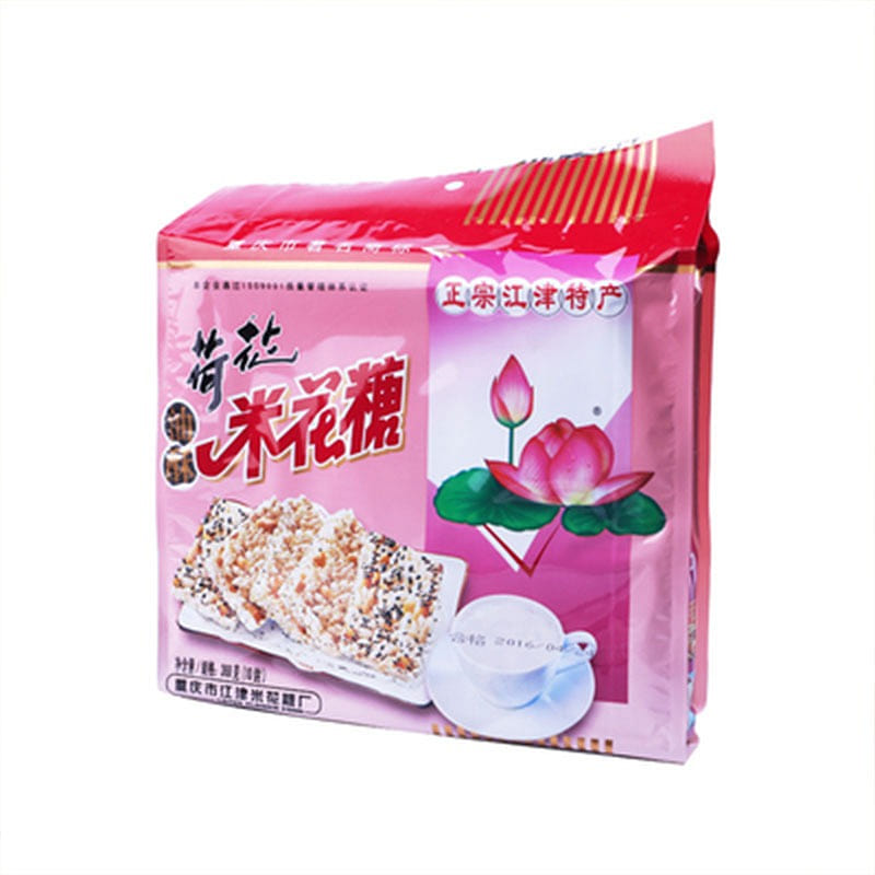 Contains 10 small bags Lotus brand Jiangjin popcorn Chongqing specialty 368 g