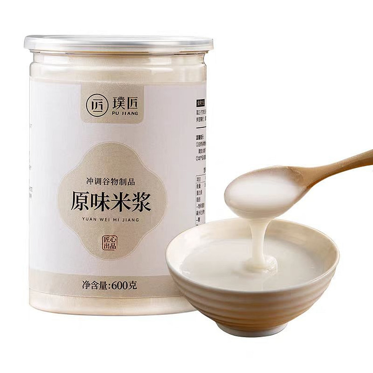 璞匠 原味米浆 无糖冲泡即食营养早餐 600g 1 瓶