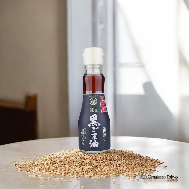 久喜高芝麻纯压黑芝麻油