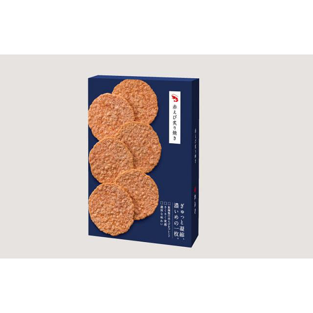 [Japan Direct Mail] Keishindo Sweet Shrimp Crackers 6 pi 1 each