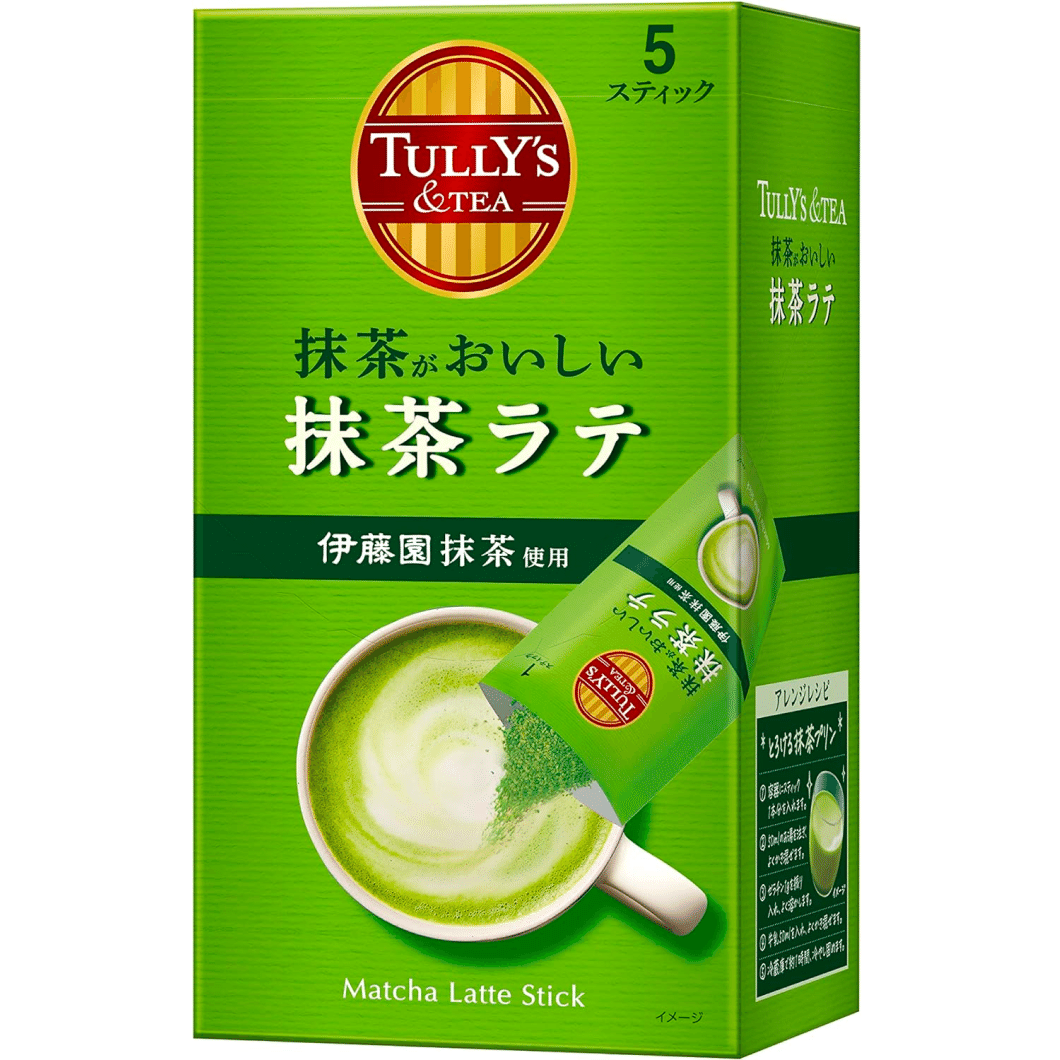 TULLY’S 5 Matcha Latte 90g (5*18g) 1 box