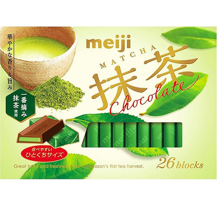 Meiji Matcha Chocolate  26 Sheets/