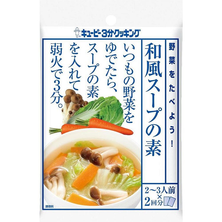 丘比 浓郁日式蔬菜汤底 60g