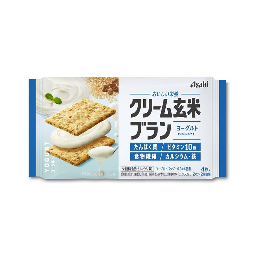 クリーム玄米ブラン ヨーグルト 4枚(2枚×2個包装) 1 個