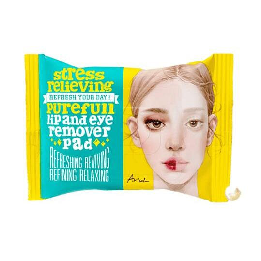 Ariul Stress Relieving Lip and Eye Remover Pad30ea 1 each