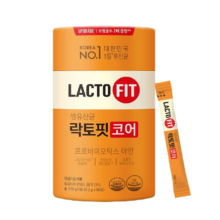 Get LACTO FIT Korea's No.1 Probiotics CORE 1st Grade Lactobacillus From ...