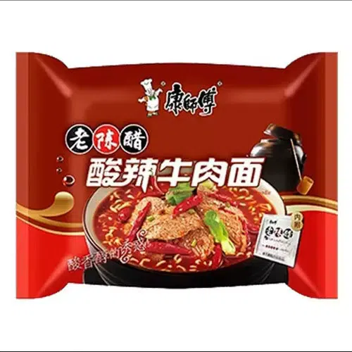 Master Kong's instant noodles classic sour and spicy beef flavor 110*1 bag 110 g