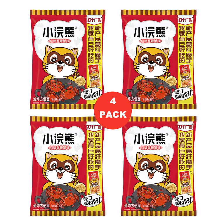 Crispy Noodles, Spicy Crab Flavor(4 pcs) 140 g