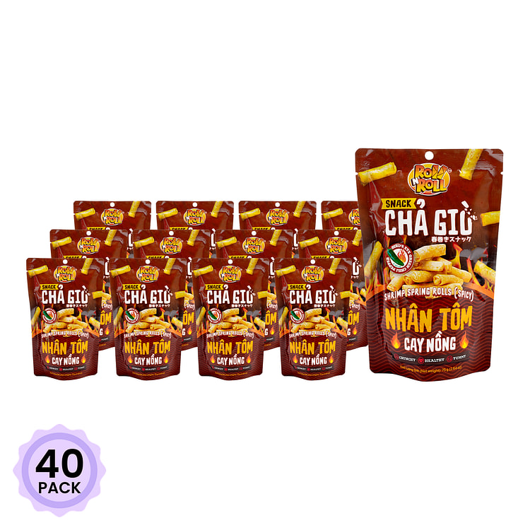 Roll n Roll Snack Spring Roll (Spicy) 75 克*40 包