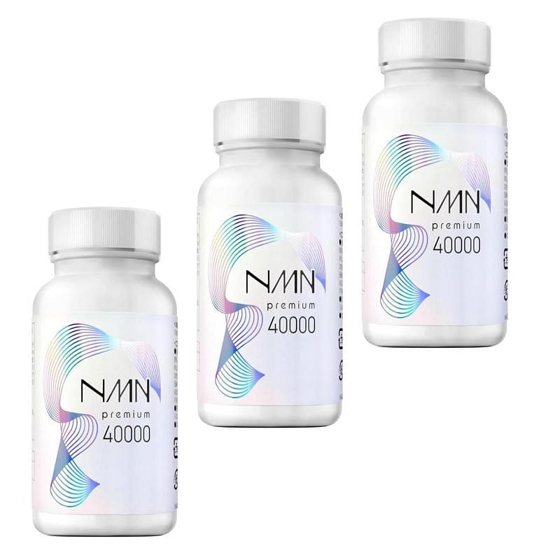 NMN サプリメント 40000㎎ (1粒に334㎎) 120カプセル×3 3 本