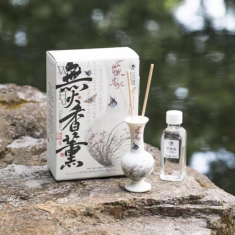 茶颜悦色 兰谷寻幽茉莉绿茶香调室内持久留香 无火香薰