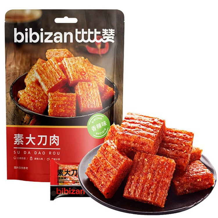 比比赞 素大刀肉麻辣条8090后儿时味怀旧零食小吃