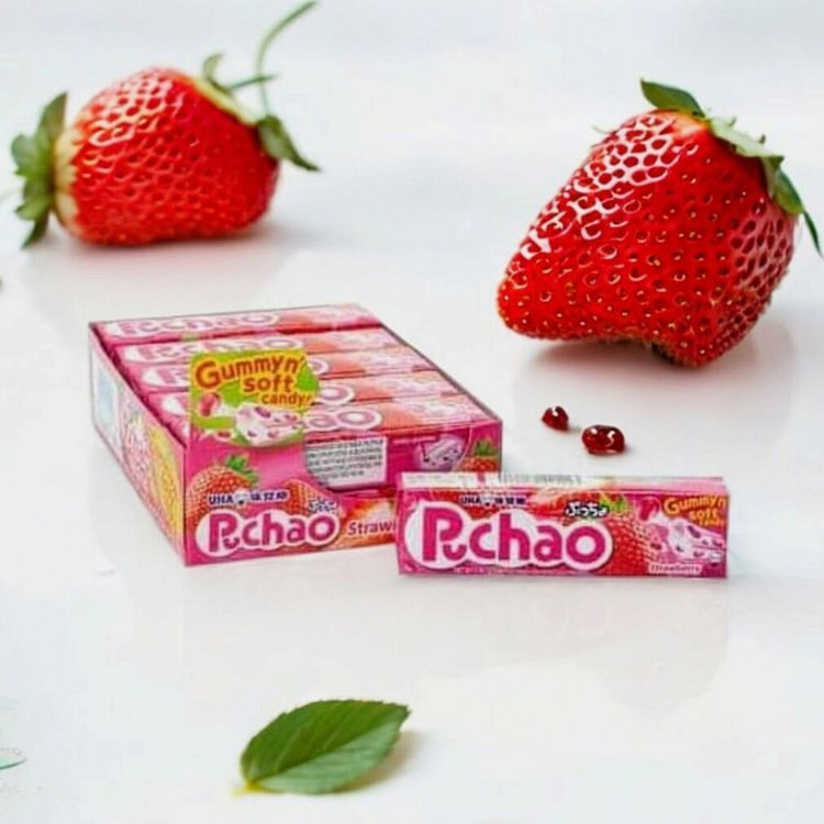 Puchao Japanese Chewy Candy Stick - Strawberry