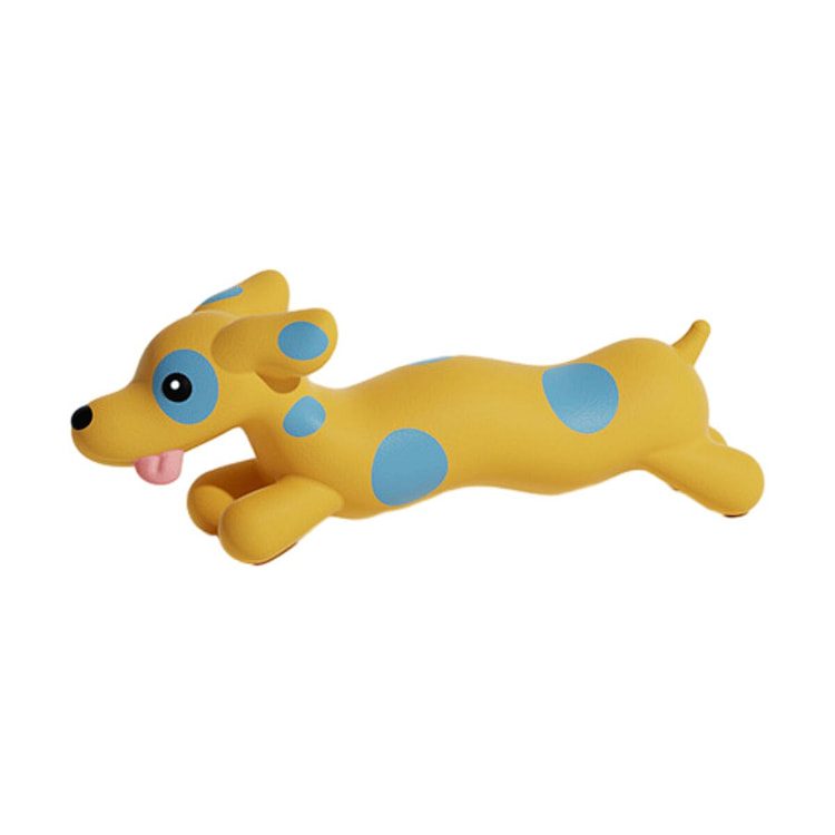 Pet Latex Toys Teeth Grinding Vocal - Yellow 1 count