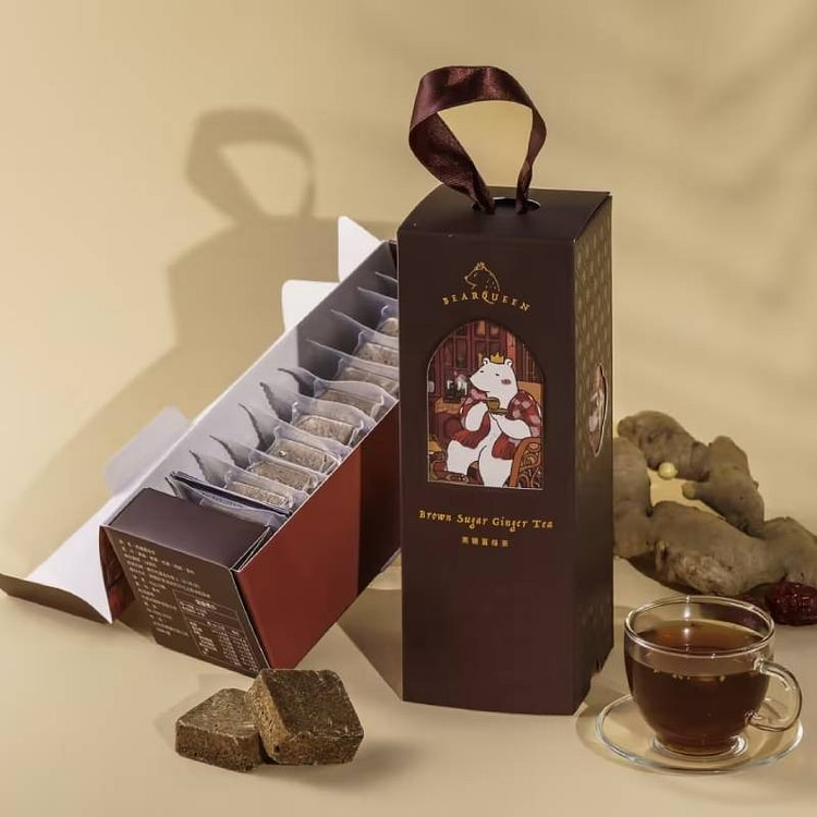 BEAR QUEEN 熊后 黑糖薑母茶  10入