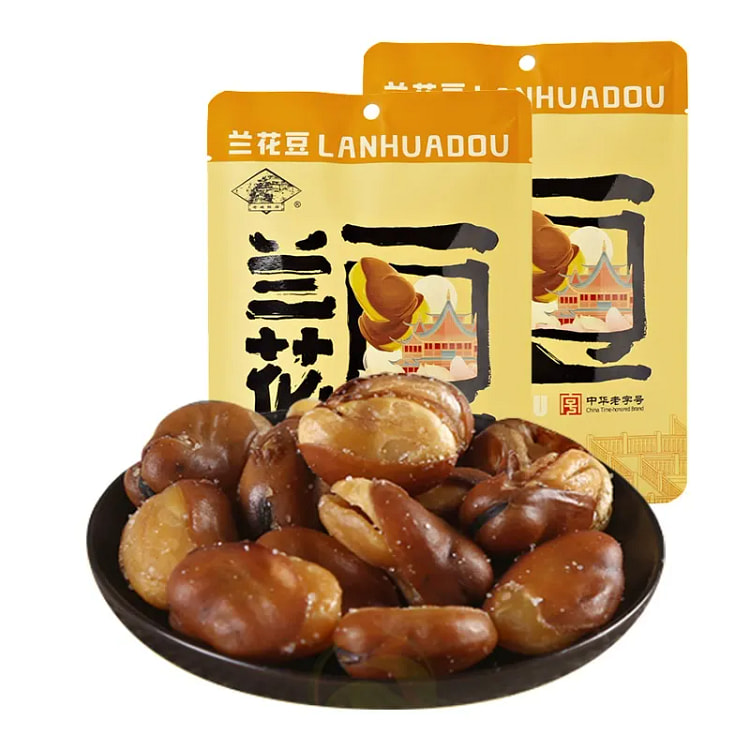 上海老城隍庙鲜味兰花豆  老上海特产蚕豆小吃1袋 200 克