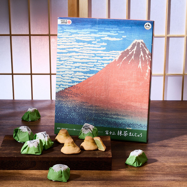Red Fuji Matcha Manju (20 pieces)