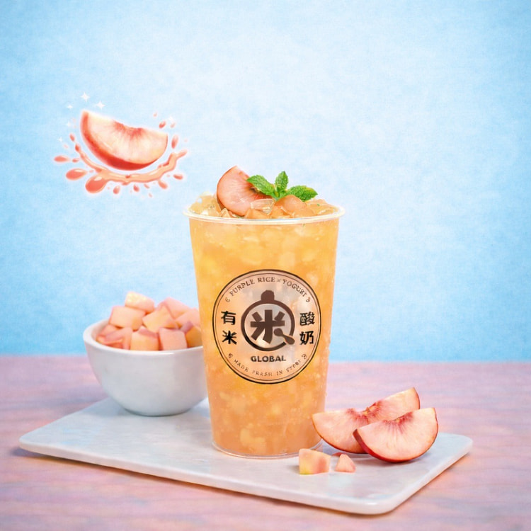 Peach Jam Tea with Jelly 500 ml