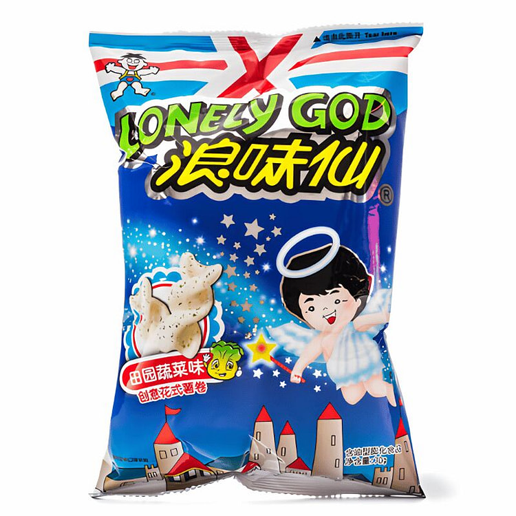 Want Want ベジタブル風味 ツイストポテトスナック 70 g (min 3)