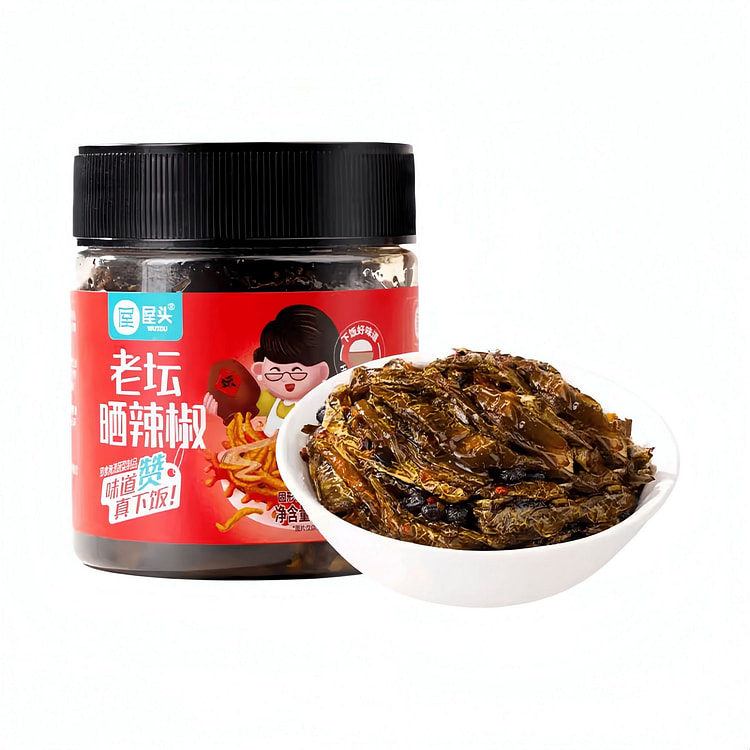 屋头 巨巨下饭老坛晒辣椒 200g*1瓶 200 克