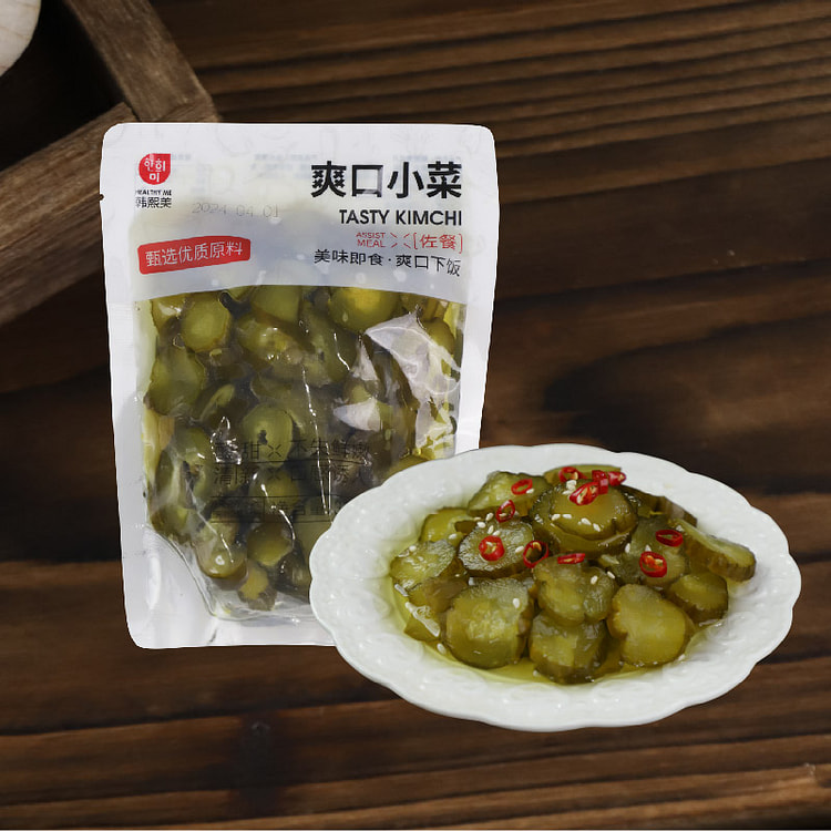 韩熙美 酸甜黄瓜片脆黄瓜菜青瓜咸菜 330g*1袋