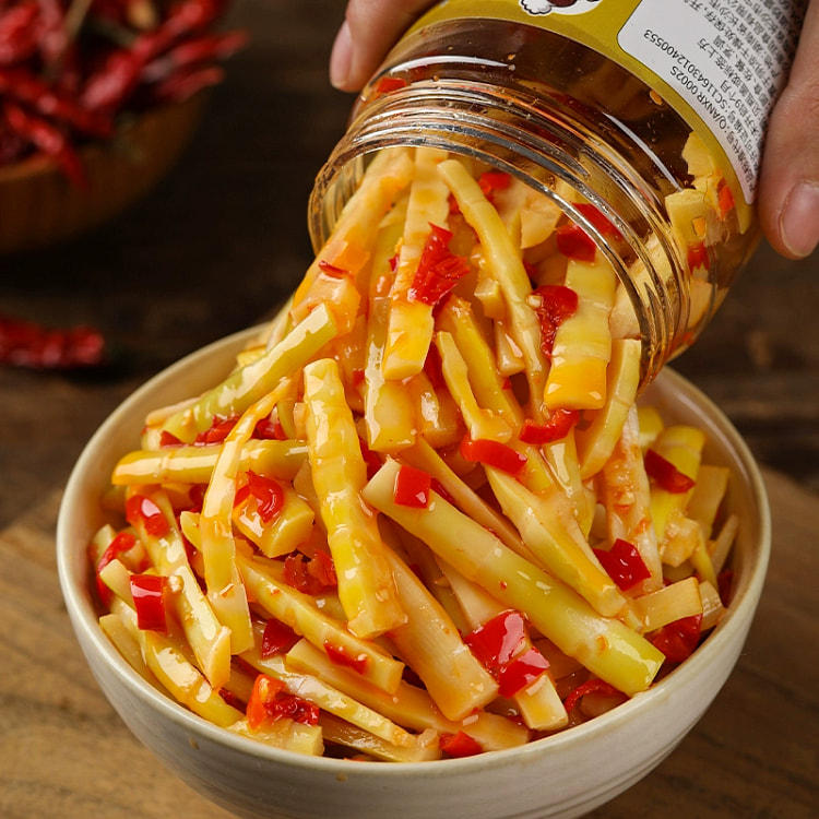 Spicy bamboo shoots strips 280g 280 g