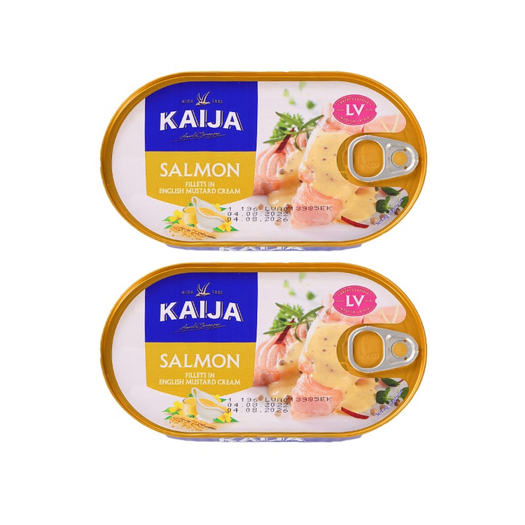 KAIJA芥末三文鱼罐头170g*2罐